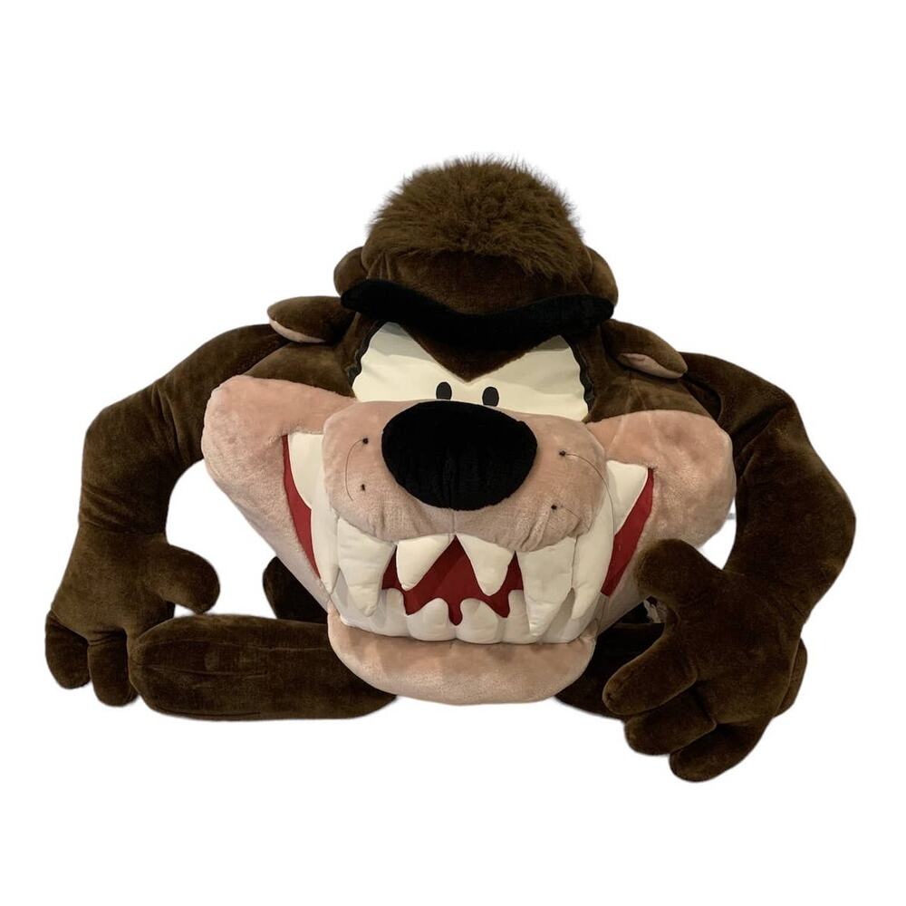 RARE ACE Vintage Looney Toons Taz 1998 Jumbo Plush Prize